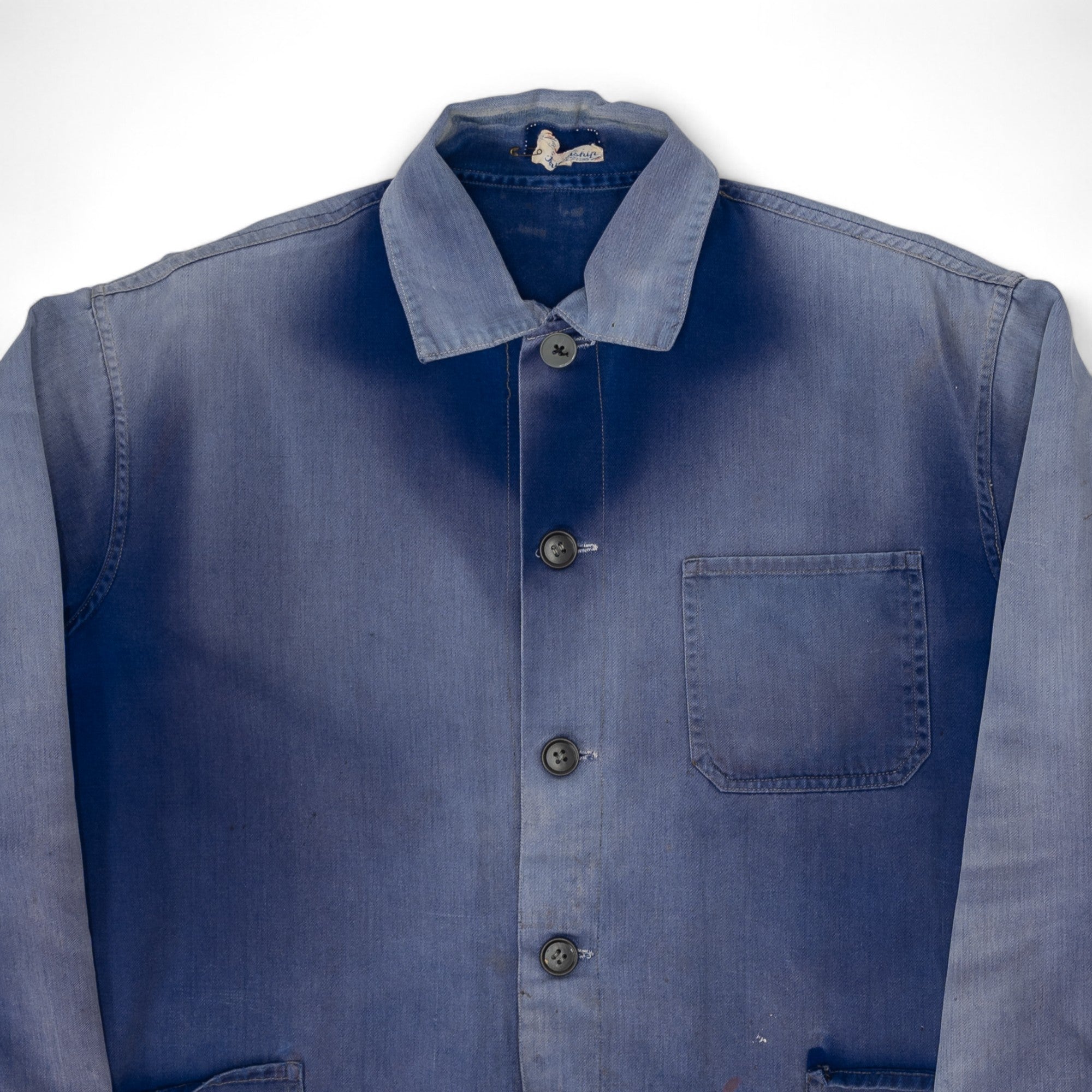 FADED FRENCH SHIP FRENCH CHORE JACKET - 1970/80'S