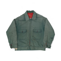 FADED/DISTRESSED WORK JACKET - 1970'S