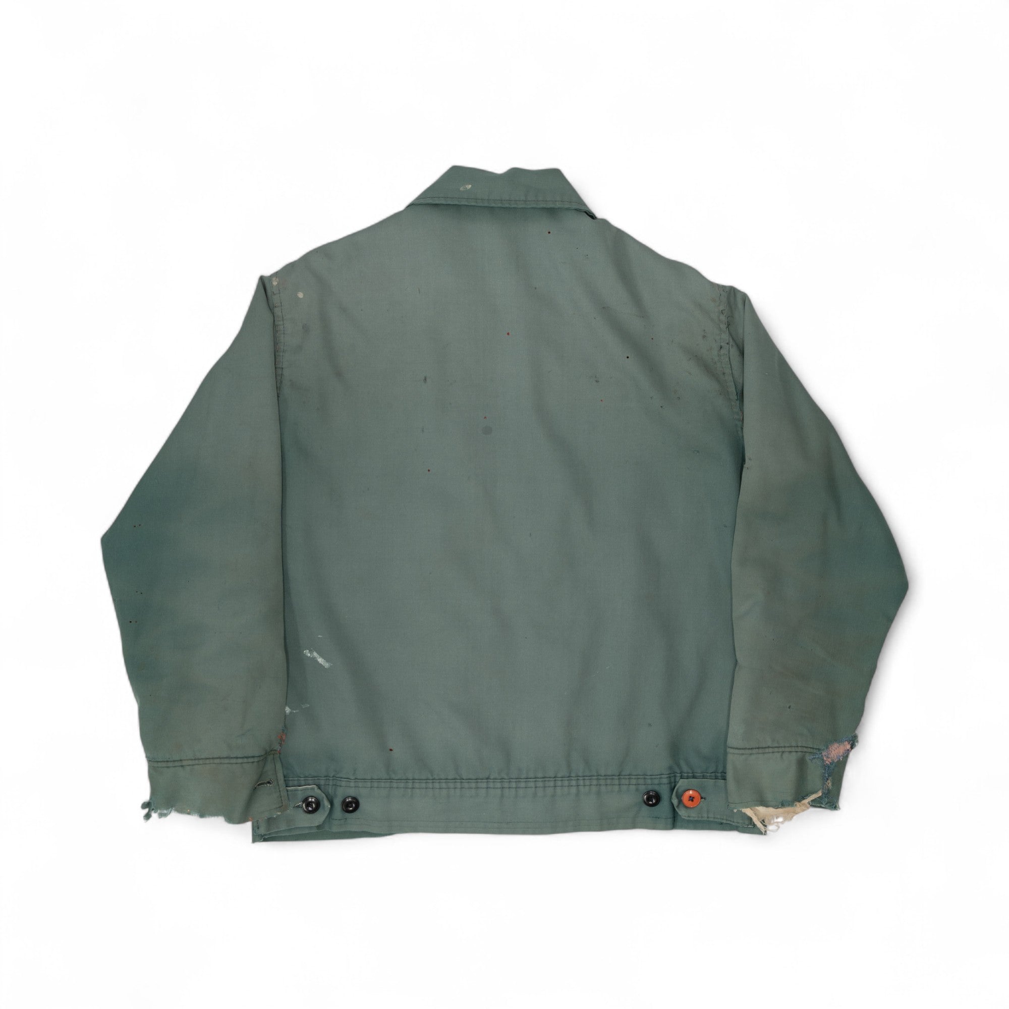 FADED/DISTRESSED WORK JACKET - 1970'S