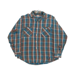 DISTRESSED BIG MAC COTTON FLANNEL - 1950'S