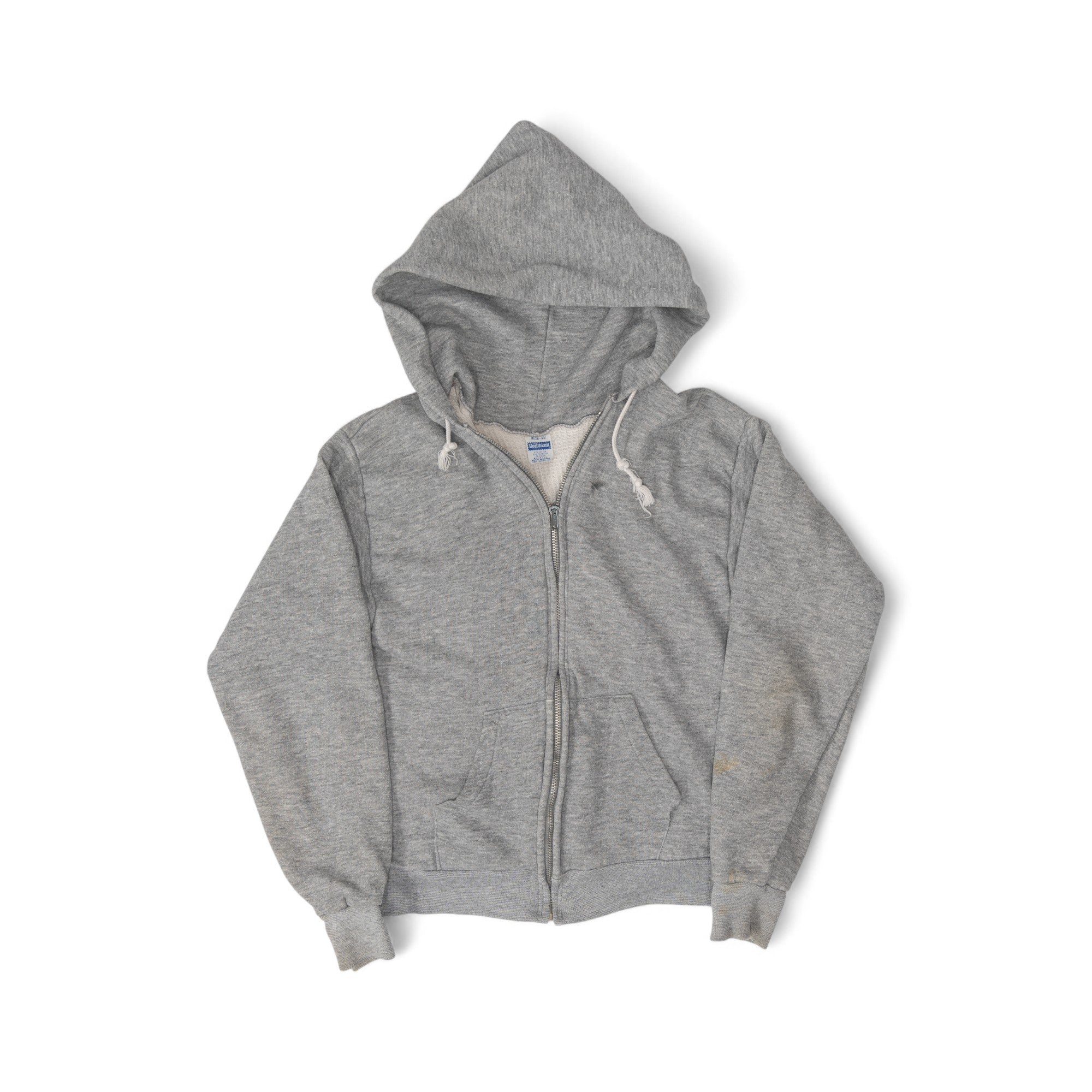 STANDARD HEALTHKNIT THERMAL LINED ZIP-UP SWEATSHIRT - 1970'S