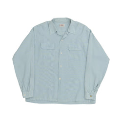 PENNEYS TOWNCRAFT RAYON LOOPCOLLAR BUTTON UP - 1950/60'S