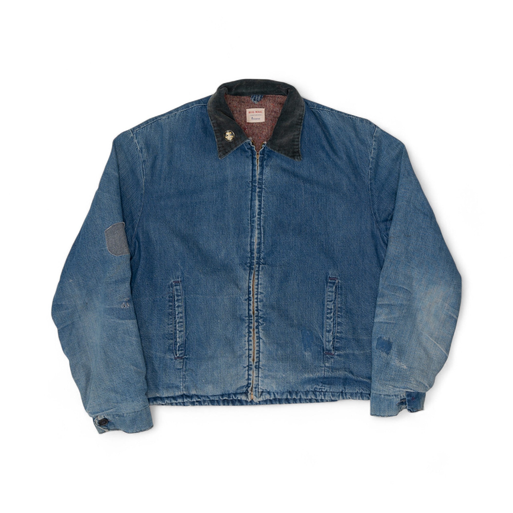 BIG MAC SANFORIZED DENIM WORK JACKET - 1970'S