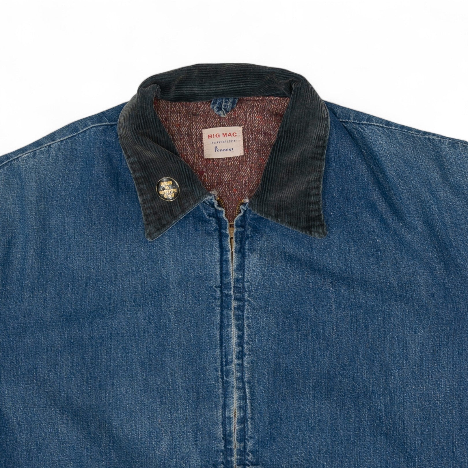BIG MAC SANFORIZED DENIM WORK JACKET - 1970'S