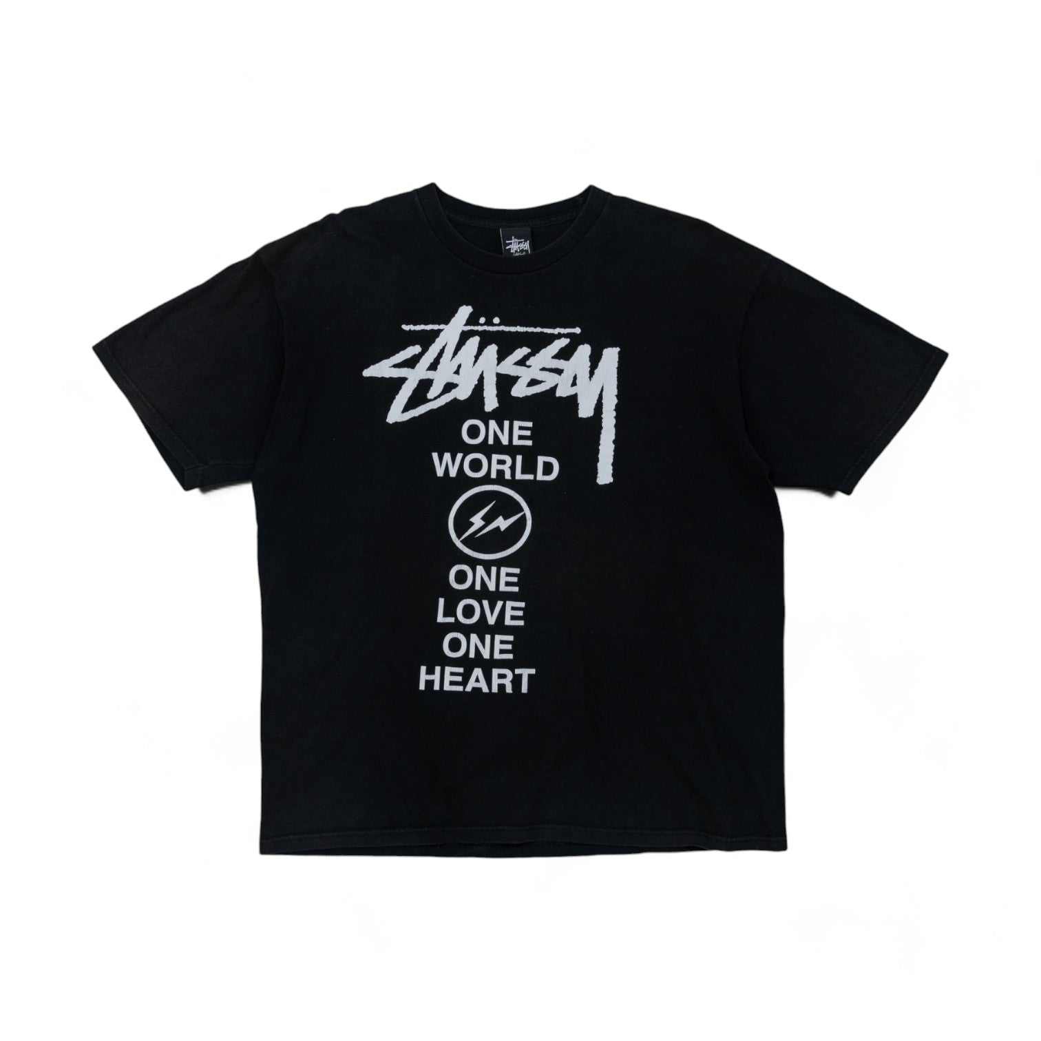 STUSSY ‘ONE WORLD ONE LOVE’ TEE - 2000’S