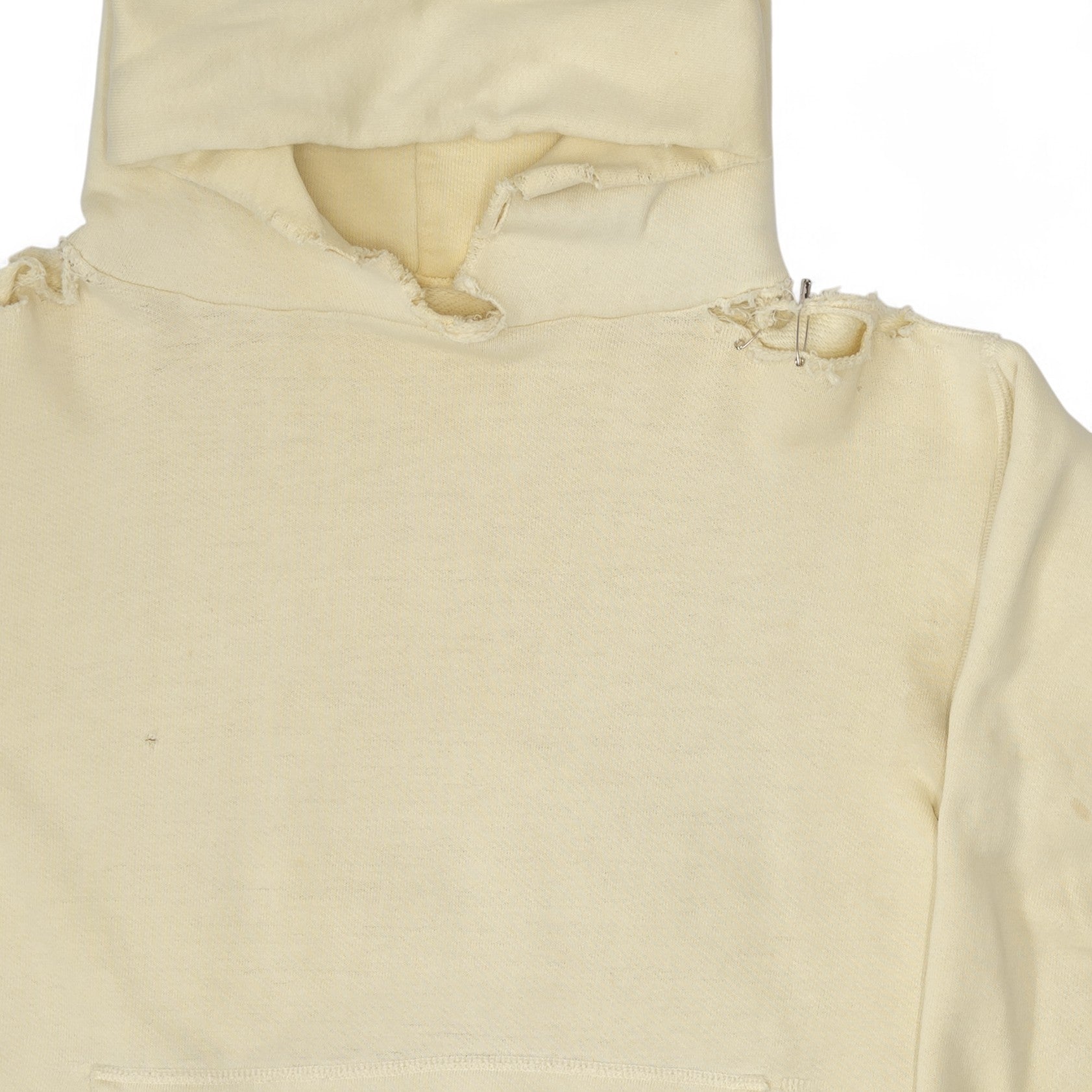 HEAVILY DISTRESSED BLANK HOODIE - 1960'S