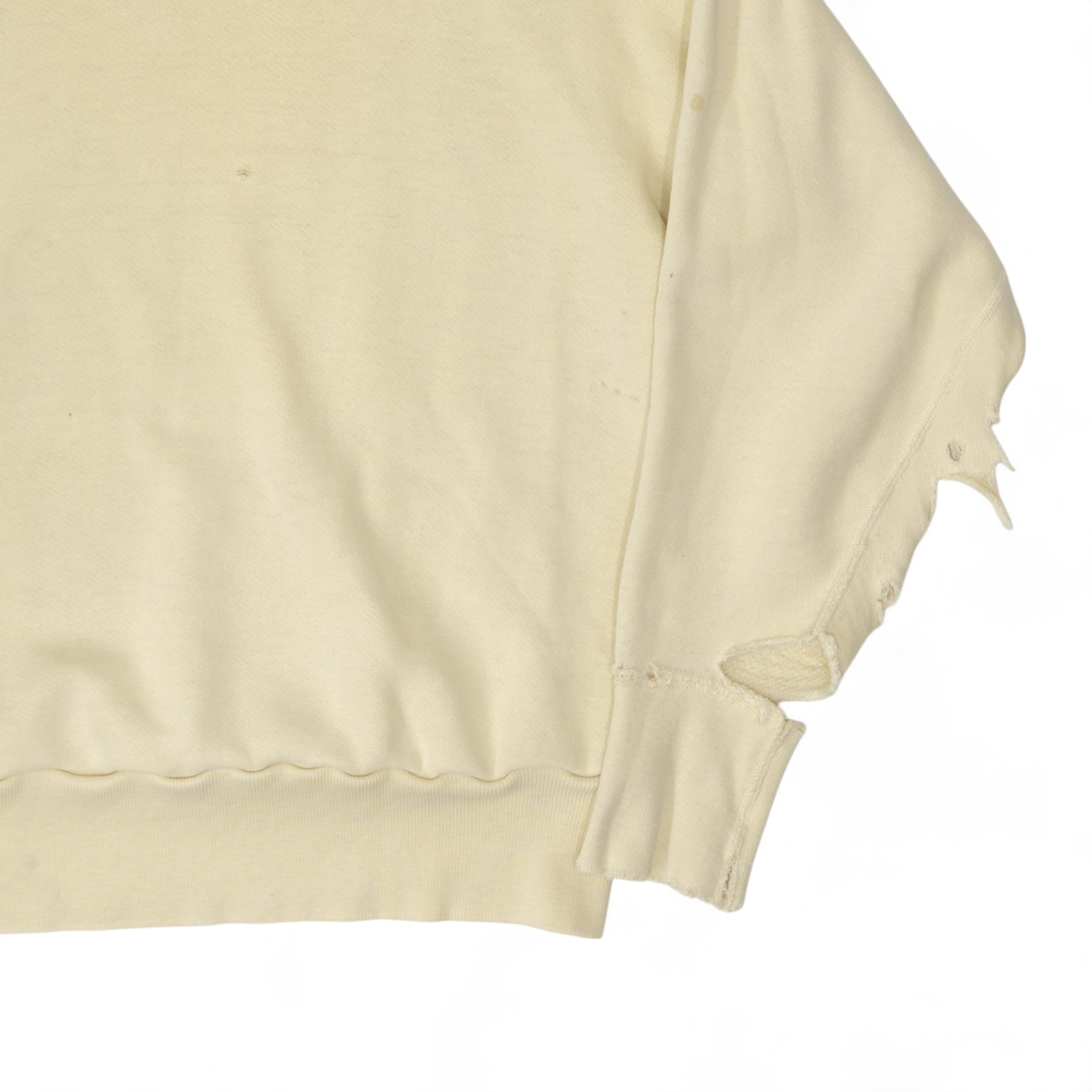 HEAVILY DISTRESSED BLANK HOODIE - 1960'S