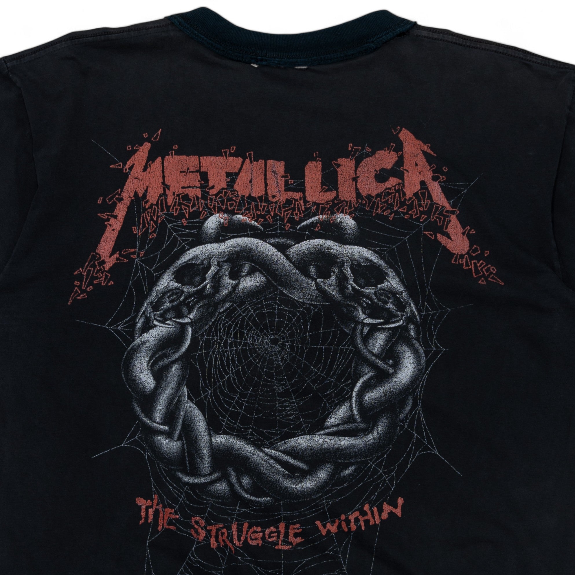 THRASHED REPAIRED METALLICA ‘THE STRUGGLE WITHIN’ TEE - 1990’S