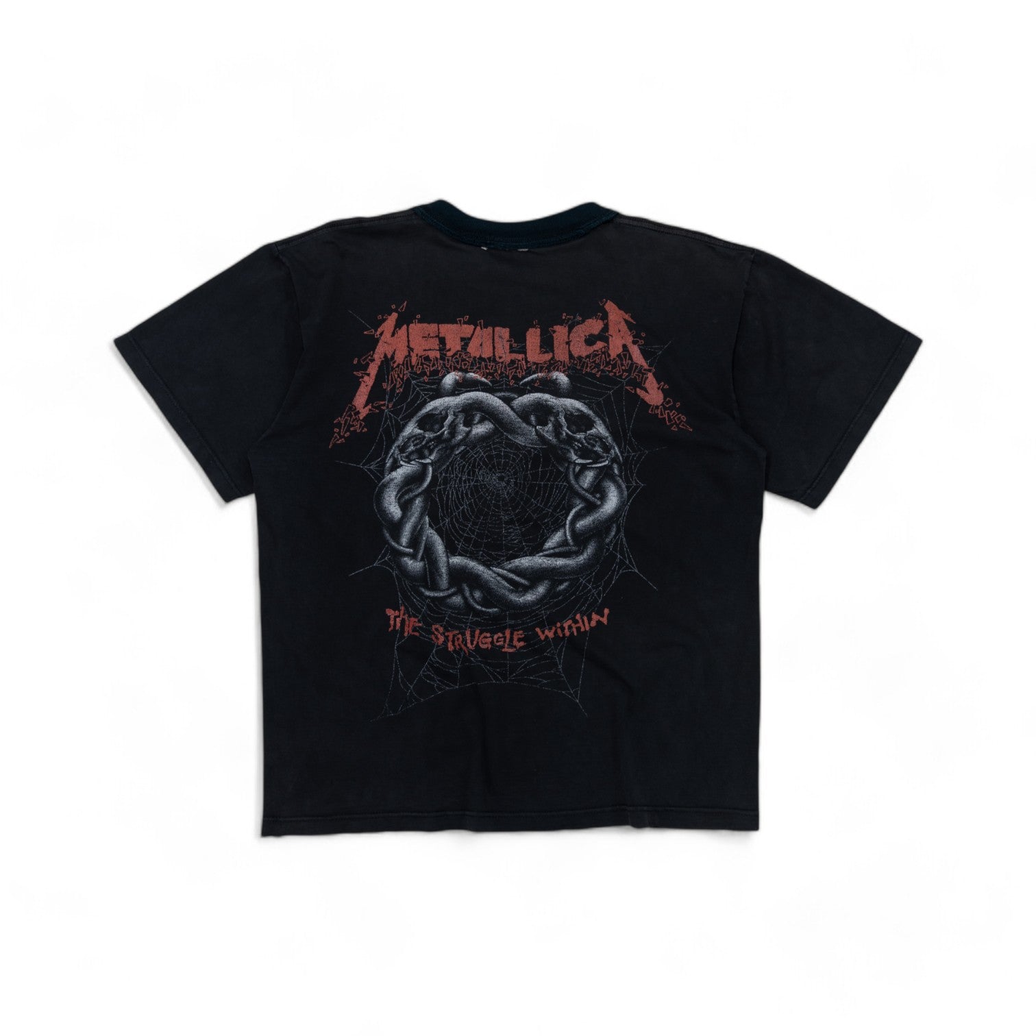 THRASHED REPAIRED METALLICA ‘THE STRUGGLE WITHIN’ TEE - 1990’S