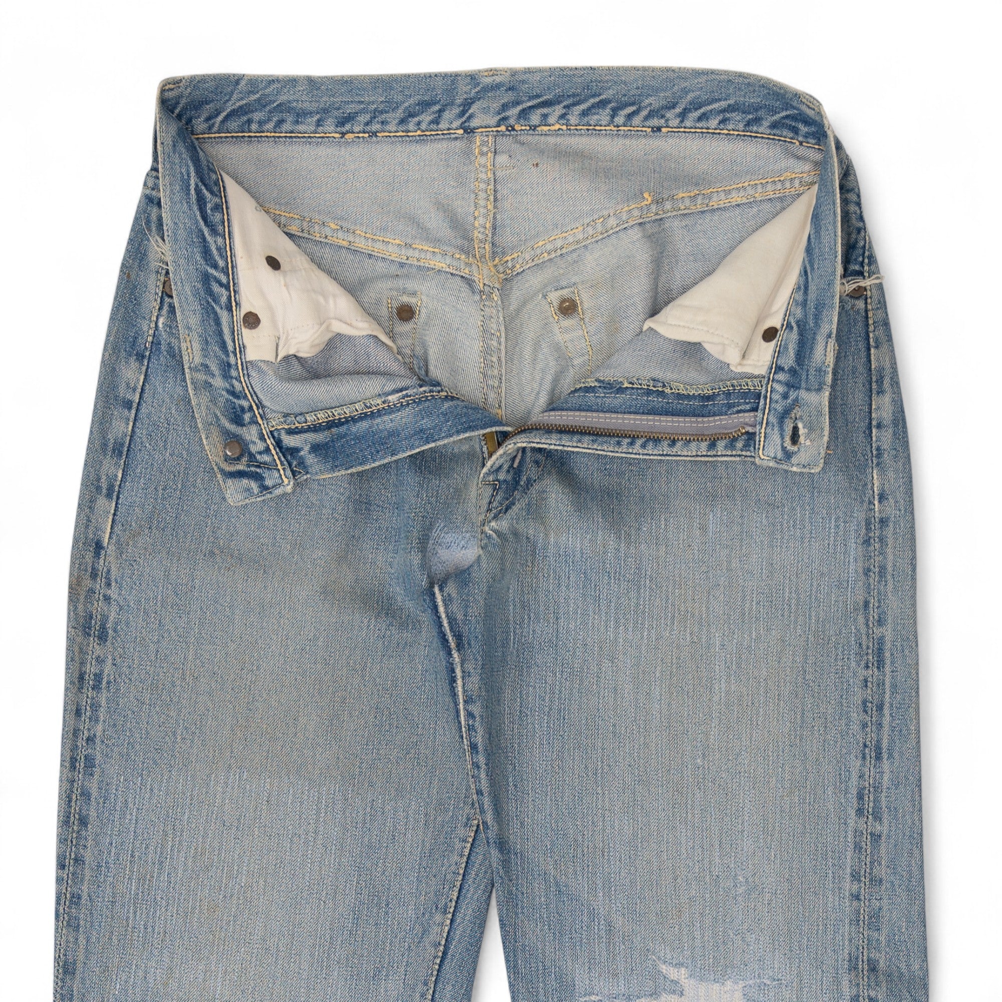 SELVEDGE/HIDDEN RIVET LEVI 501 'BIG E' DENIM - 1950'S