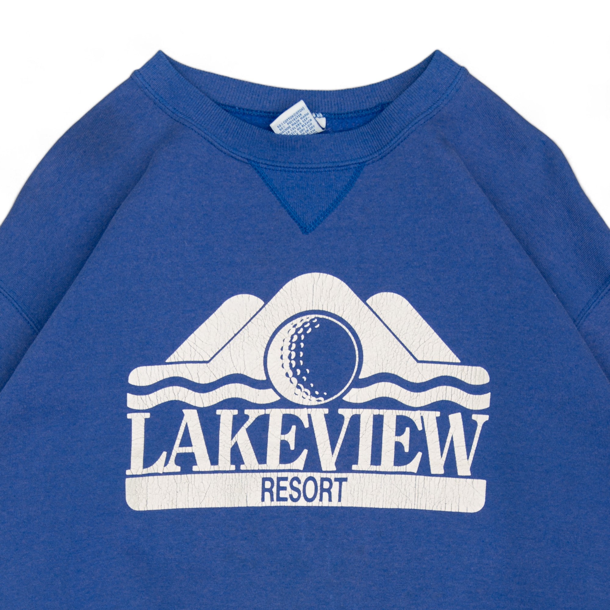 RUSSELL LAKEVIEW RESORT CREWNECK - 1990'S