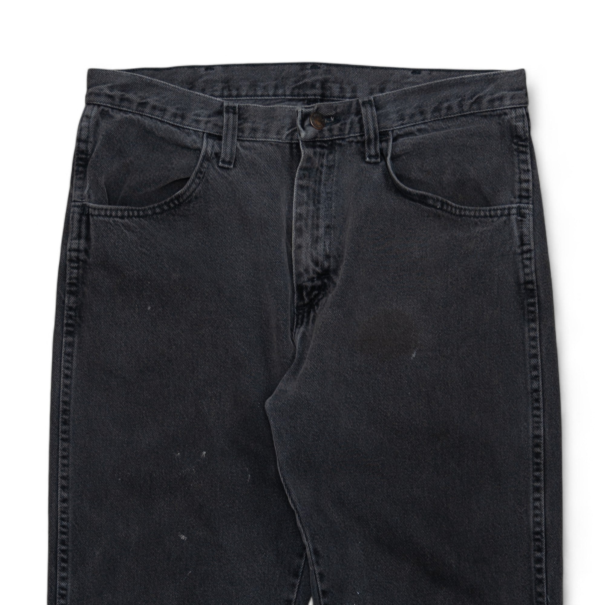 FADED BLACK RUSTLER DENIM - 1990'S