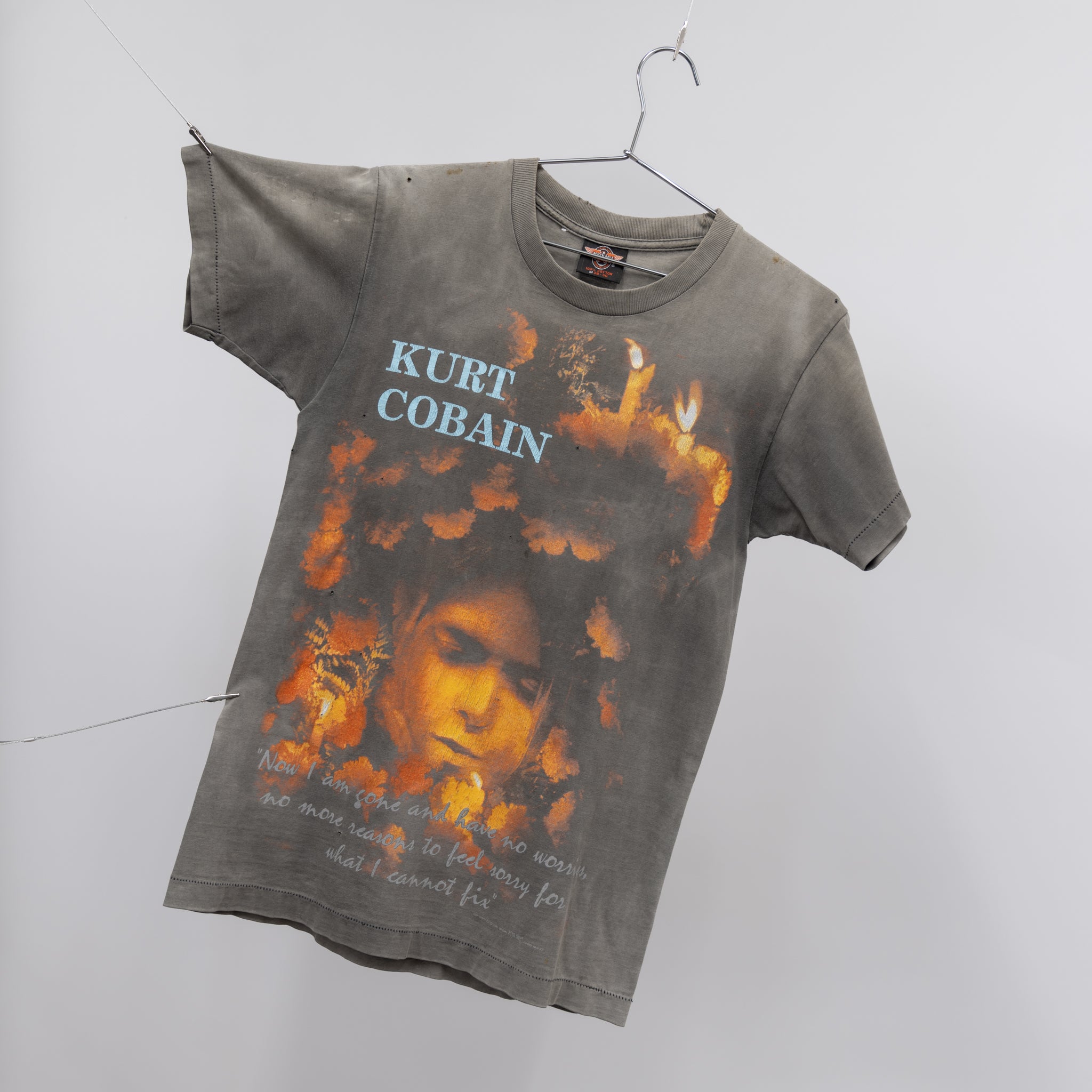 FADED KURT COBAIN MEMORIAL TEE - 1990'S