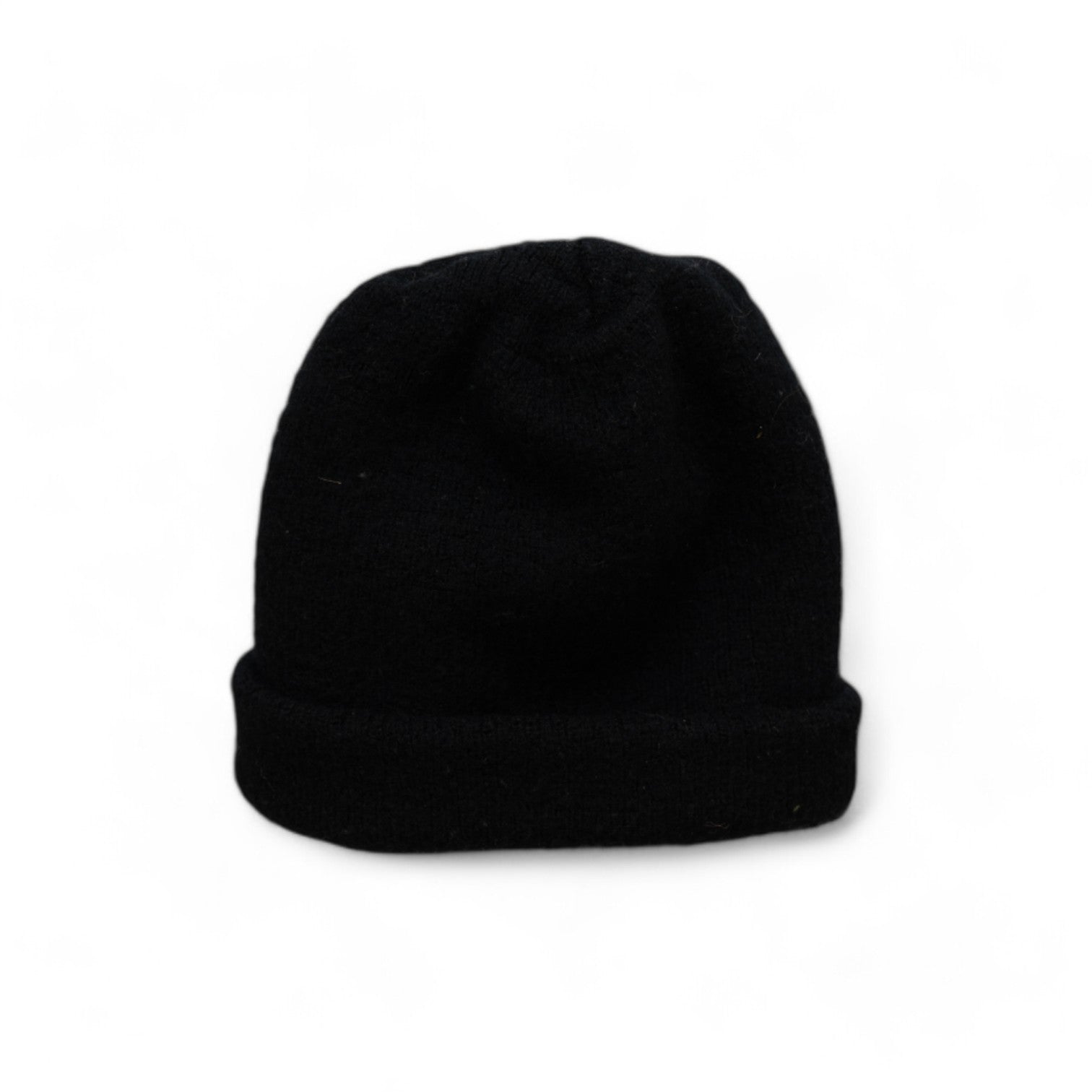 BLACK BEANIE - 1990'S - SMALL