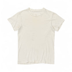DISTRESSED SINGLE STITCH BLANK TEE - 1970'S