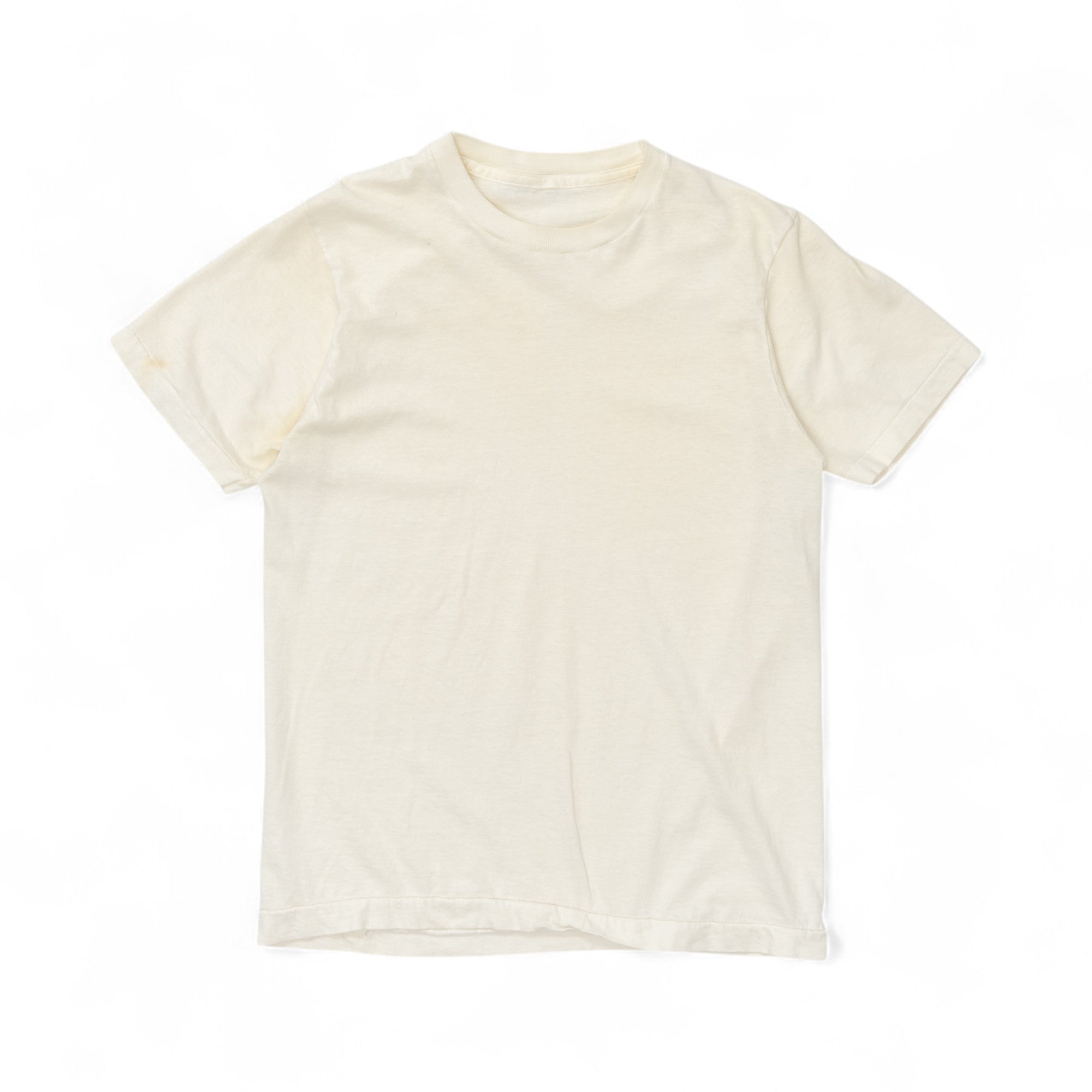 SINGLE STITCH BLANK TEE - 1980/90'S