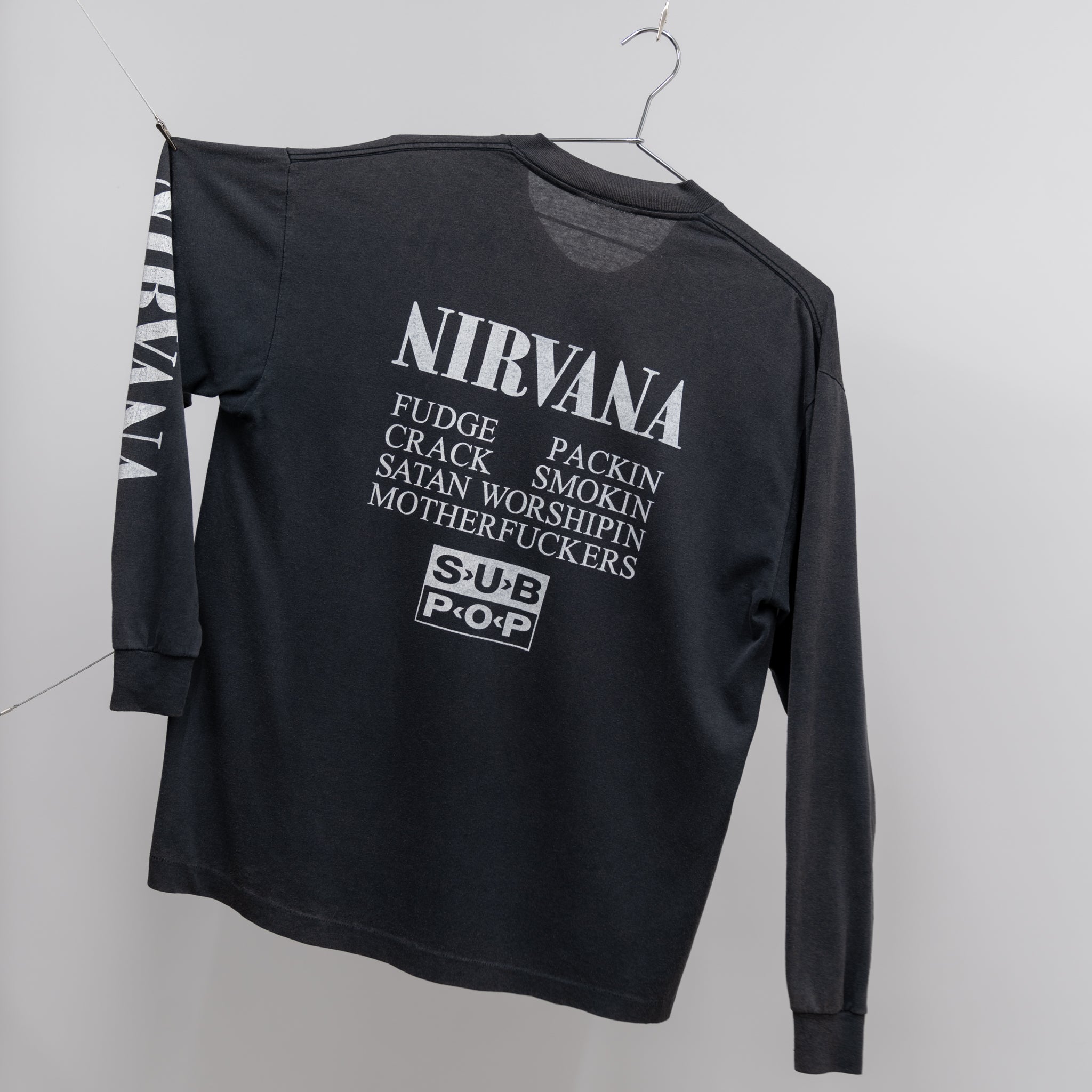 NIRVANA/SUB-POP VESTIBULE LONG-SLEEVE - 1990'S