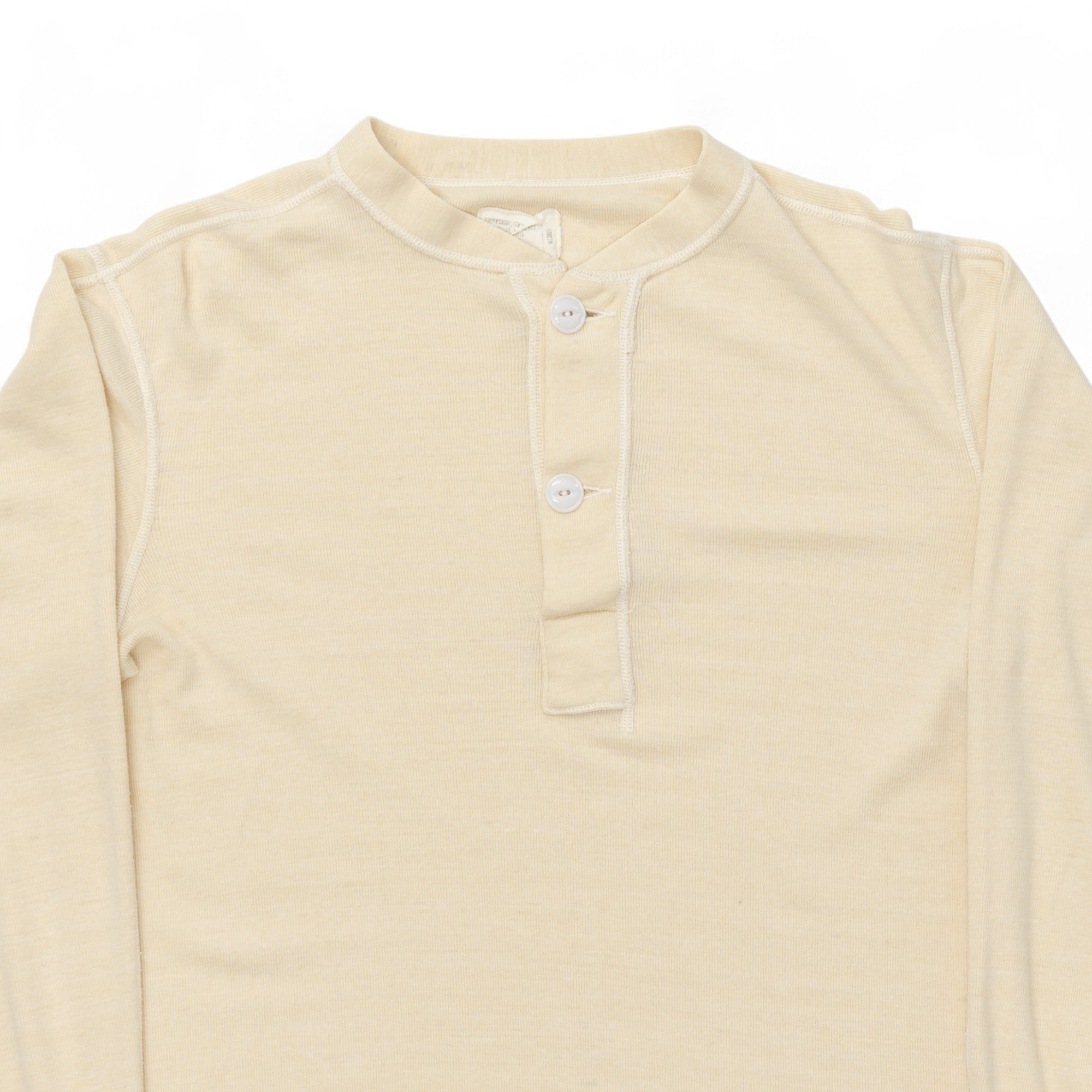 COTTON/WOOL MILITARY HENLEY - 1950/60'S
