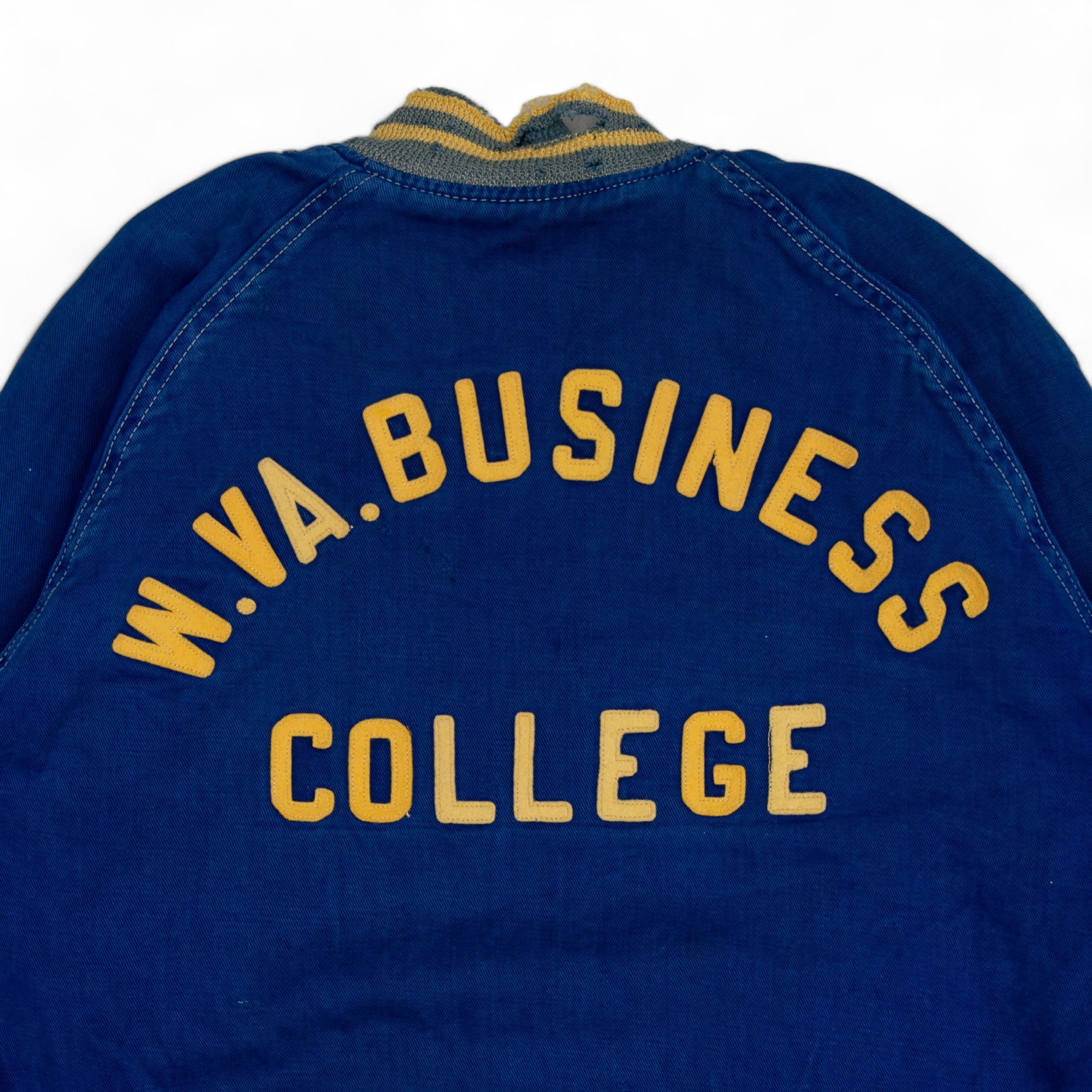 W.VA.BUSINESS COLLEGE 'CRIP' VARSITY JACKET - 1950/60'S