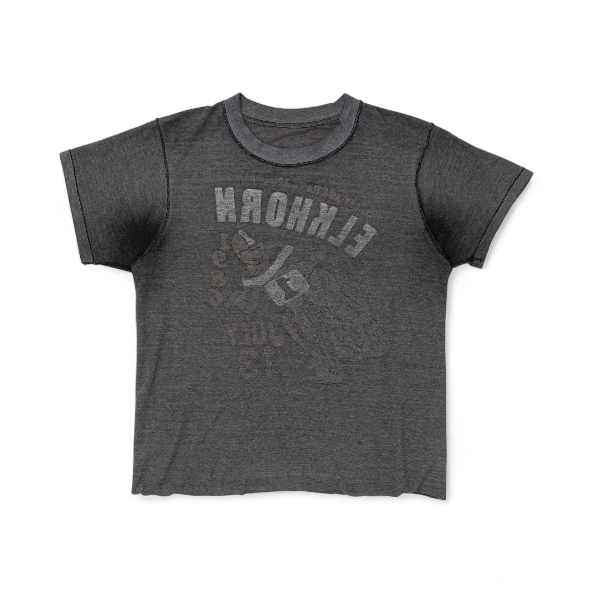 PAPER-THIN SINGLE STITCH REVERSE TEE - 1970/80'S