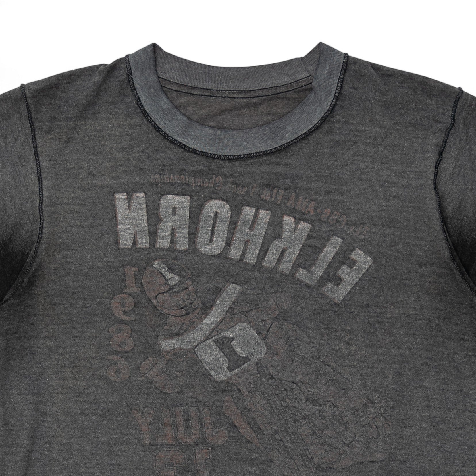 PAPER-THIN SINGLE STITCH REVERSE TEE - 1970/80'S