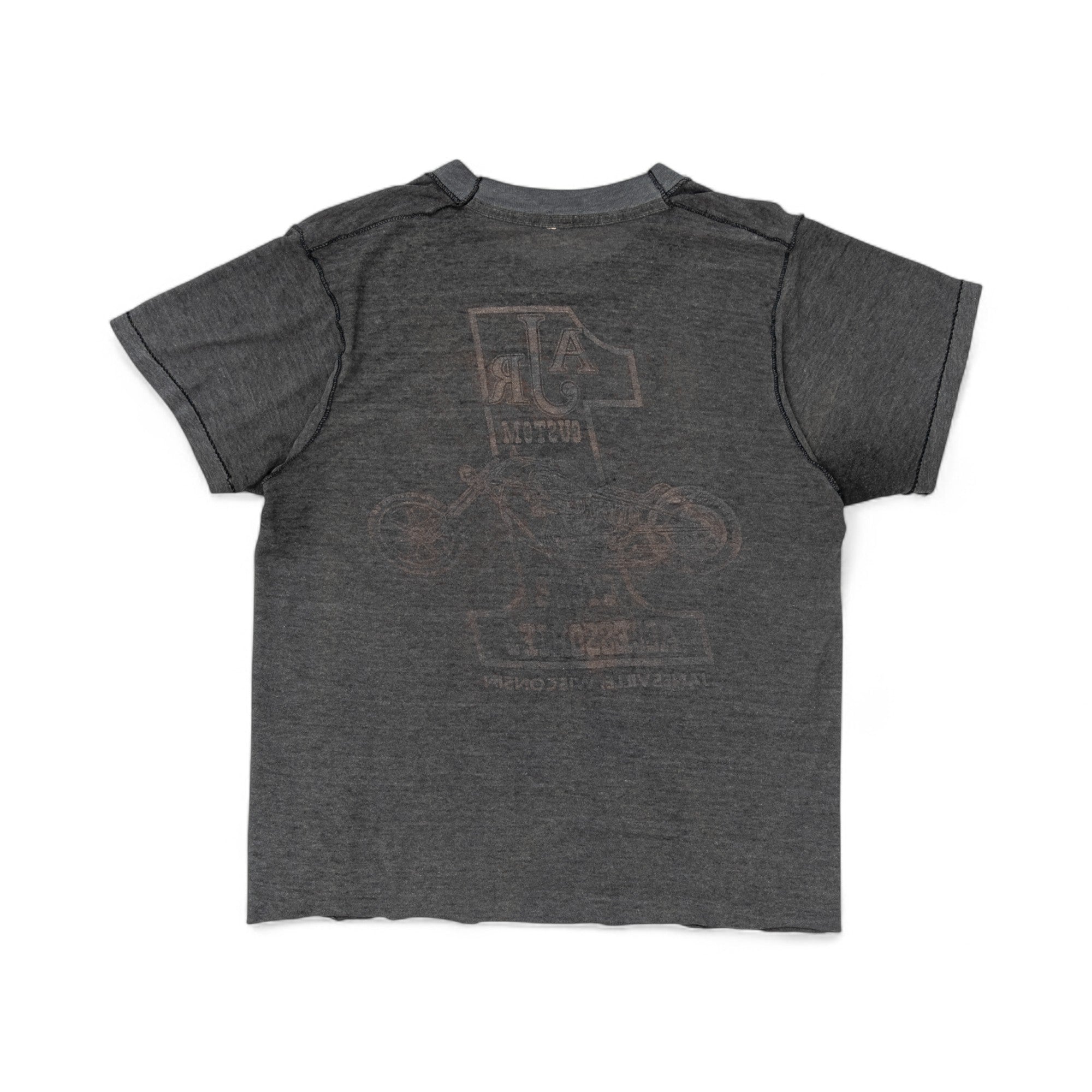 PAPER-THIN SINGLE STITCH REVERSE TEE - 1970/80'S