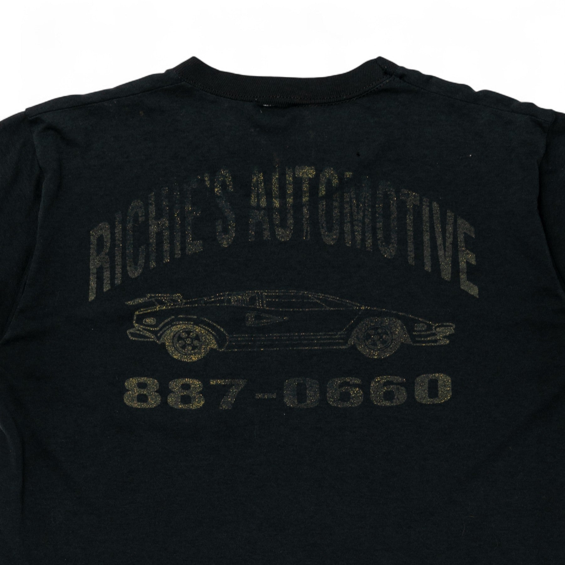 SINGLE STITCH 'RICHIE'S AUTOMOTIVE' TEE - 1980/90'S