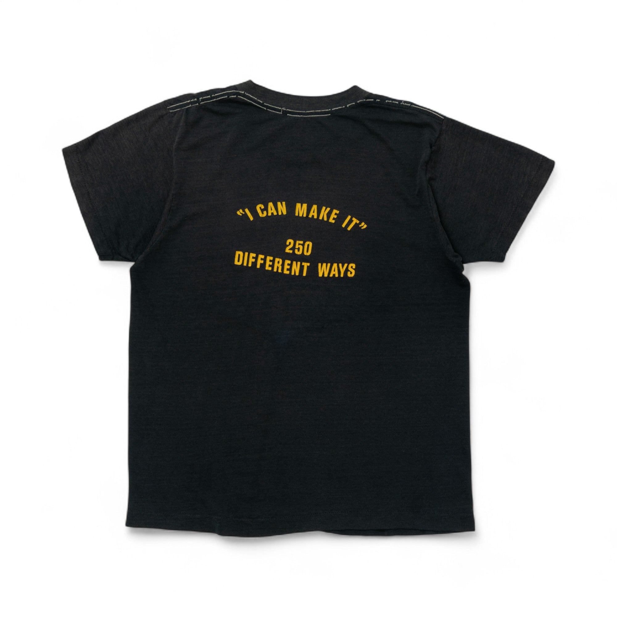 SINGLE STITCH 'METROLINA SCHOOL OF BARTENDING' TEE - 1970/80'S