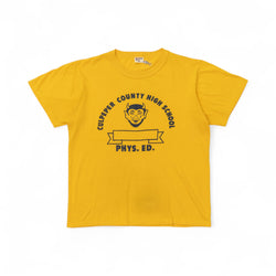 SINGLE STITCH 'CULPEPPER COUNTY HIGH SCOOL PHYSICAL EDUCATION' TEE - 1960'S