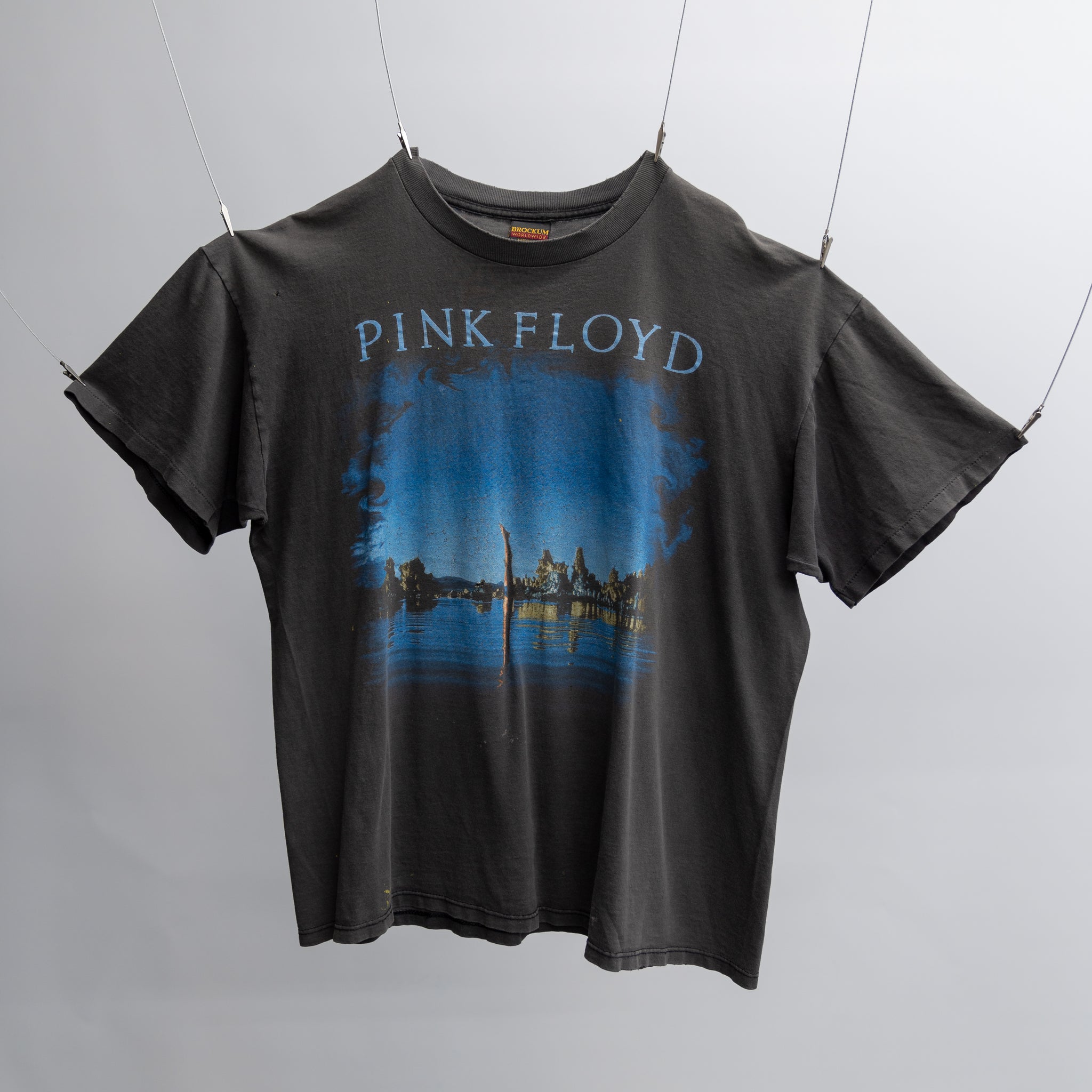 FADED SINGLE STITCH PINK FLOYD 'WISH YOU WERE HERE' TEE - 1990'S