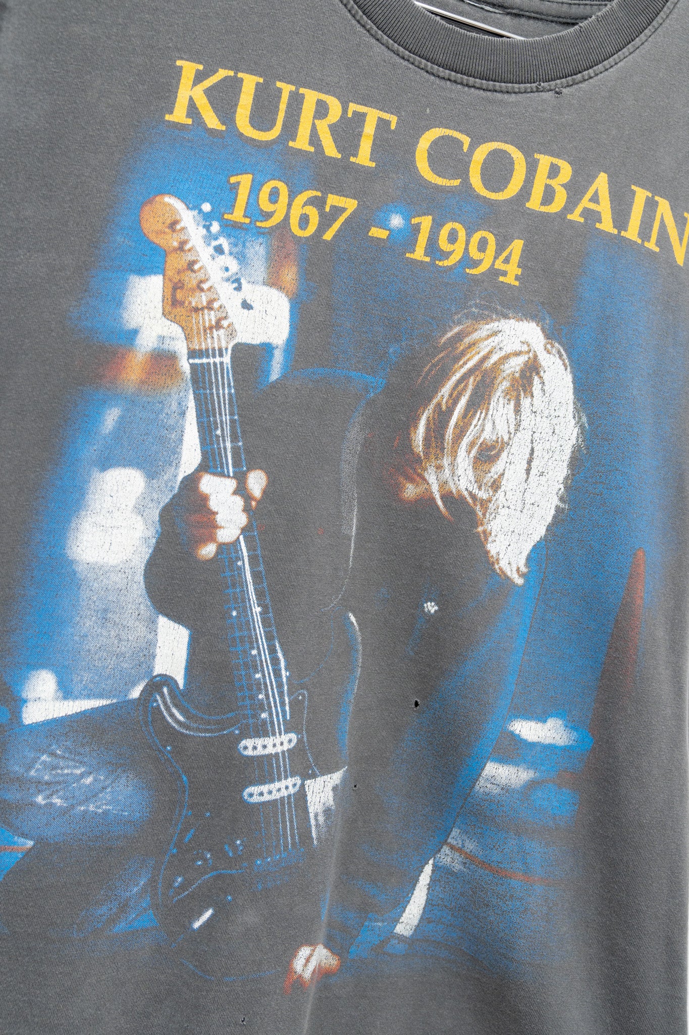 FADED KURT COBAIN MEMORIAL TEE - 1990'S