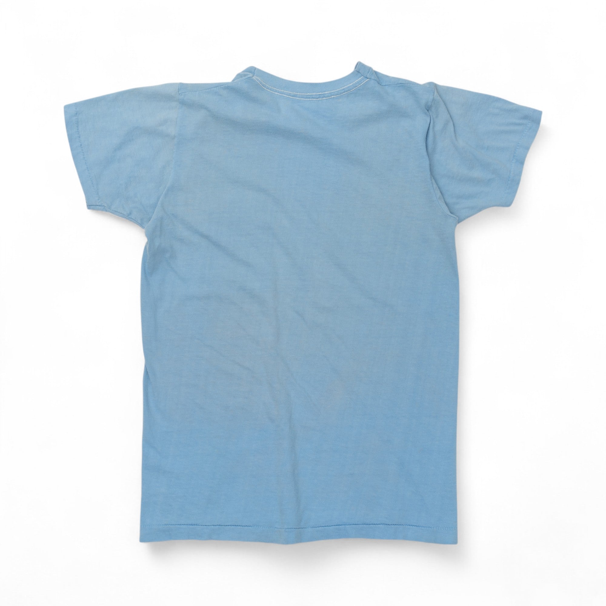 SINGLE STITCH BLANK POCKET TEE - 1970/80'S