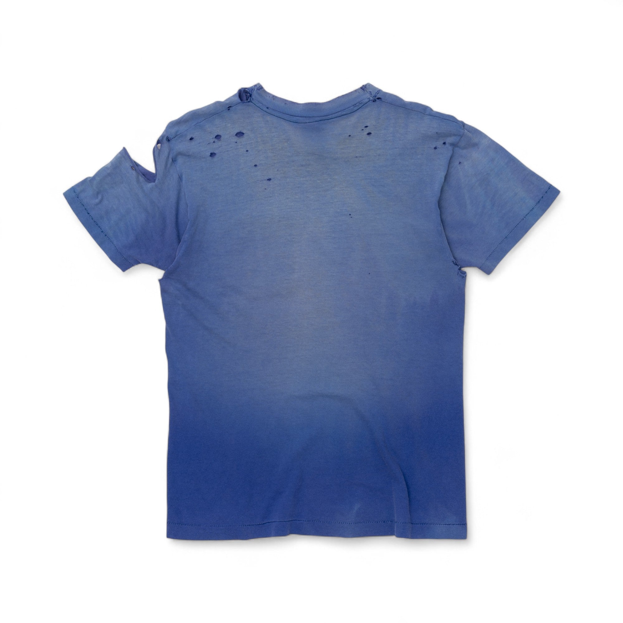 THRASHED/FADED SINGLE STITCH POCKET TEE - 1970'S