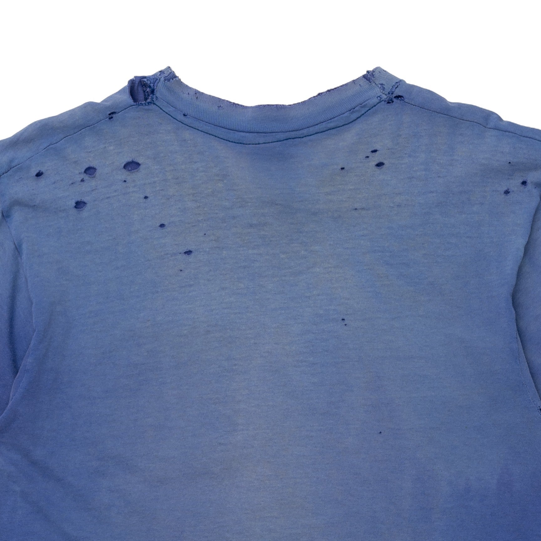 THRASHED/FADED SINGLE STITCH POCKET TEE - 1970'S