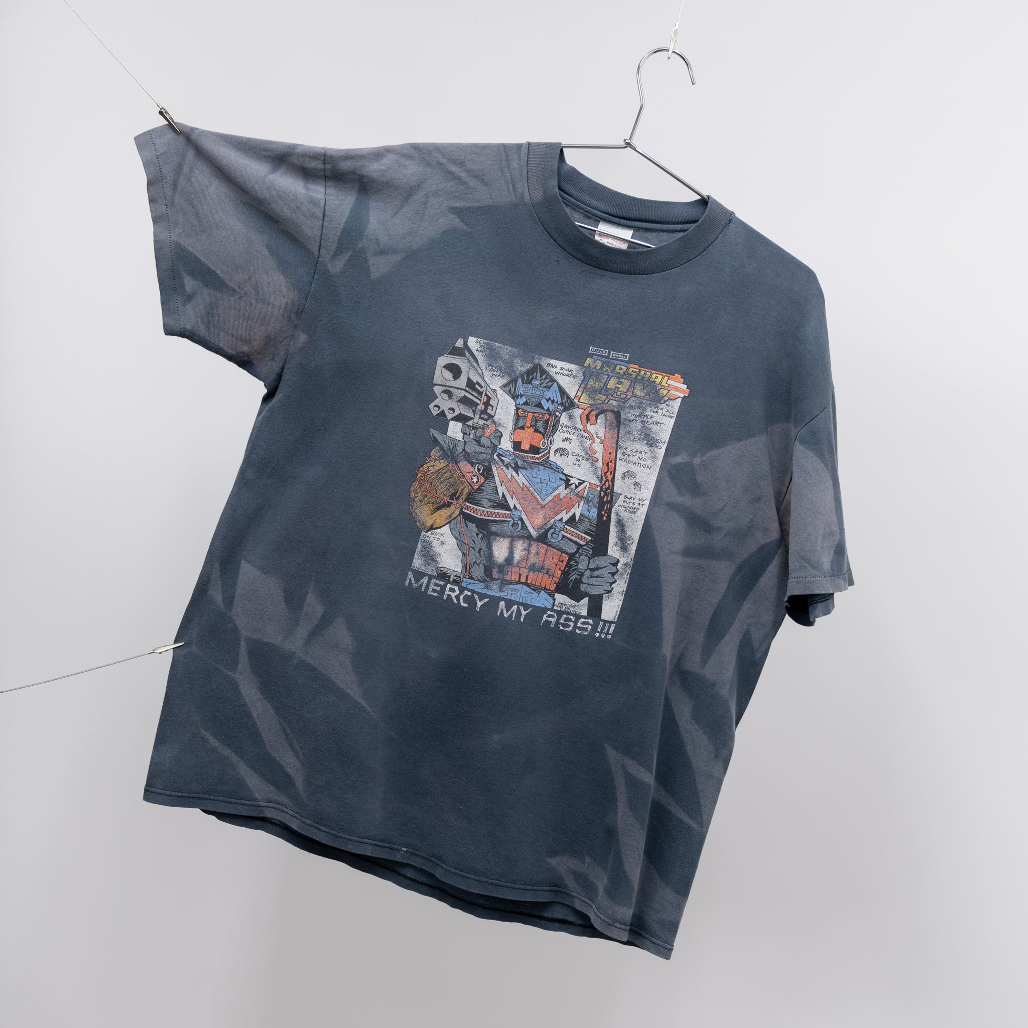 SUN-FADED MARSHAL LAW TEE - 1990'S