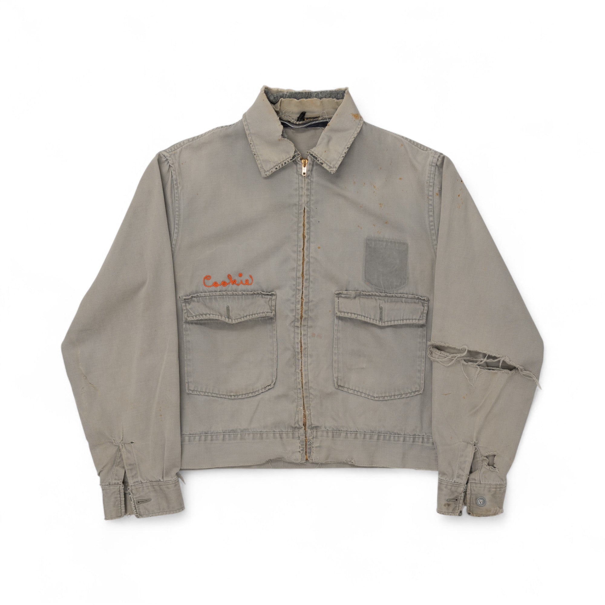 DISTRESSED LEE CHETOPA CHAINSTITCH WORK JACKET - 1960/70'S
