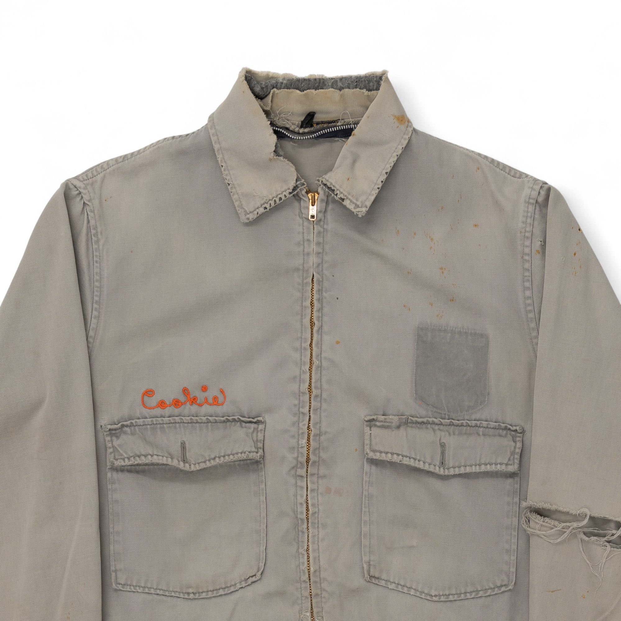 DISTRESSED LEE CHETOPA CHAINSTITCH WORK JACKET - 1960/70'S
