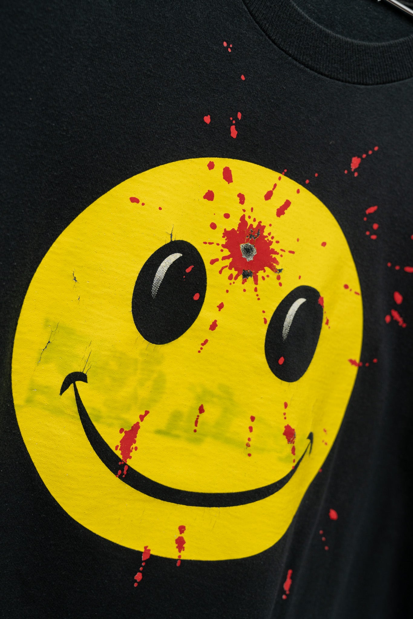 SINGLE STITCH SMILEY TEE - 1990'S