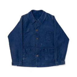 MOLESKIN FRENCH CHORE JACKET - 1970'S