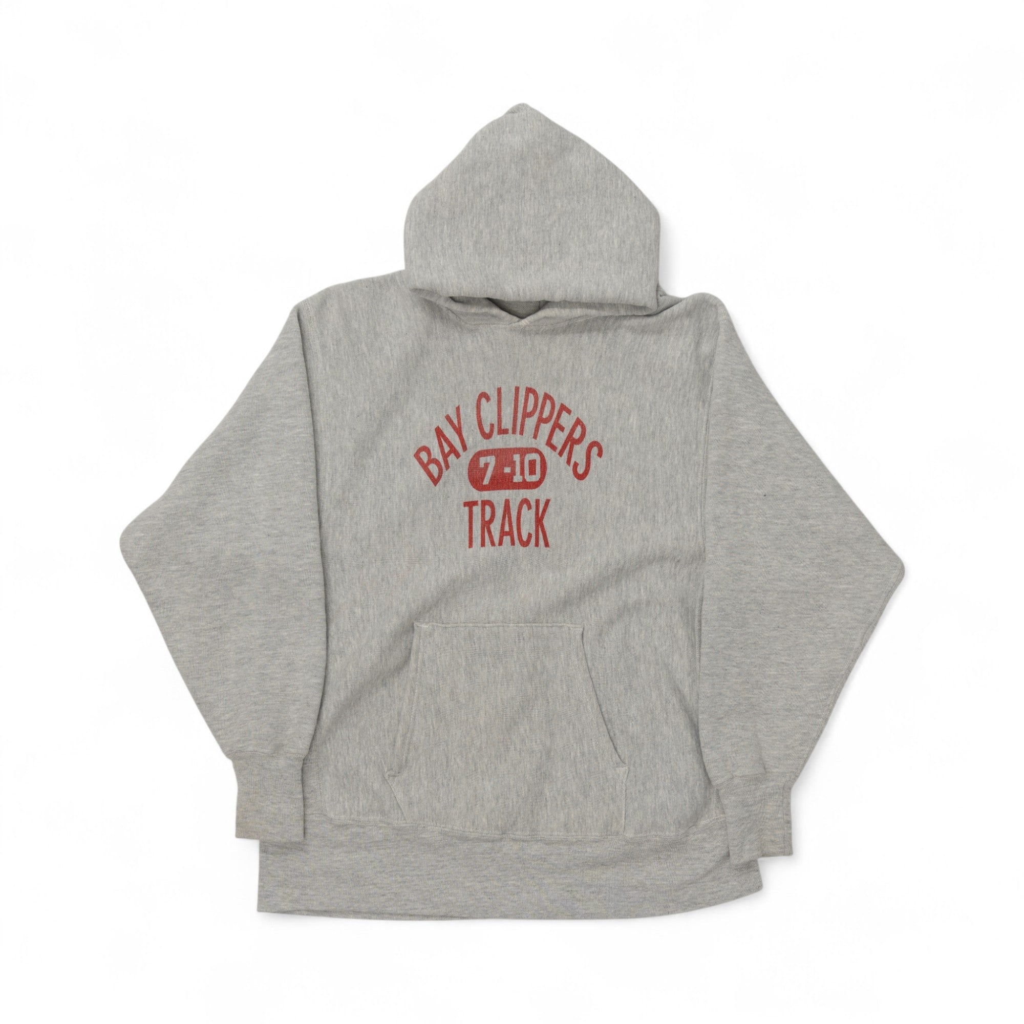 CHAMPION 'BAY CLIPPERS TRACK' REVERSE WEAVE HOODIE - 1970'S