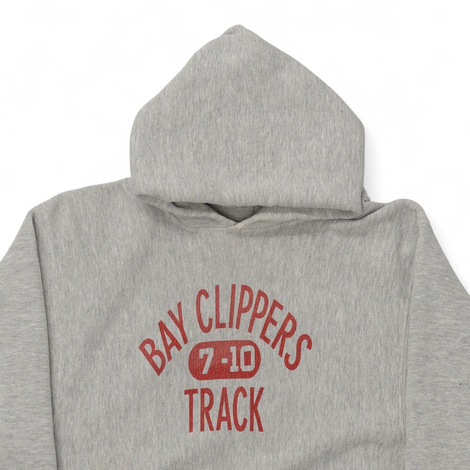 CHAMPION 'BAY CLIPPERS TRACK' REVERSE WEAVE HOODIE - 1970'S