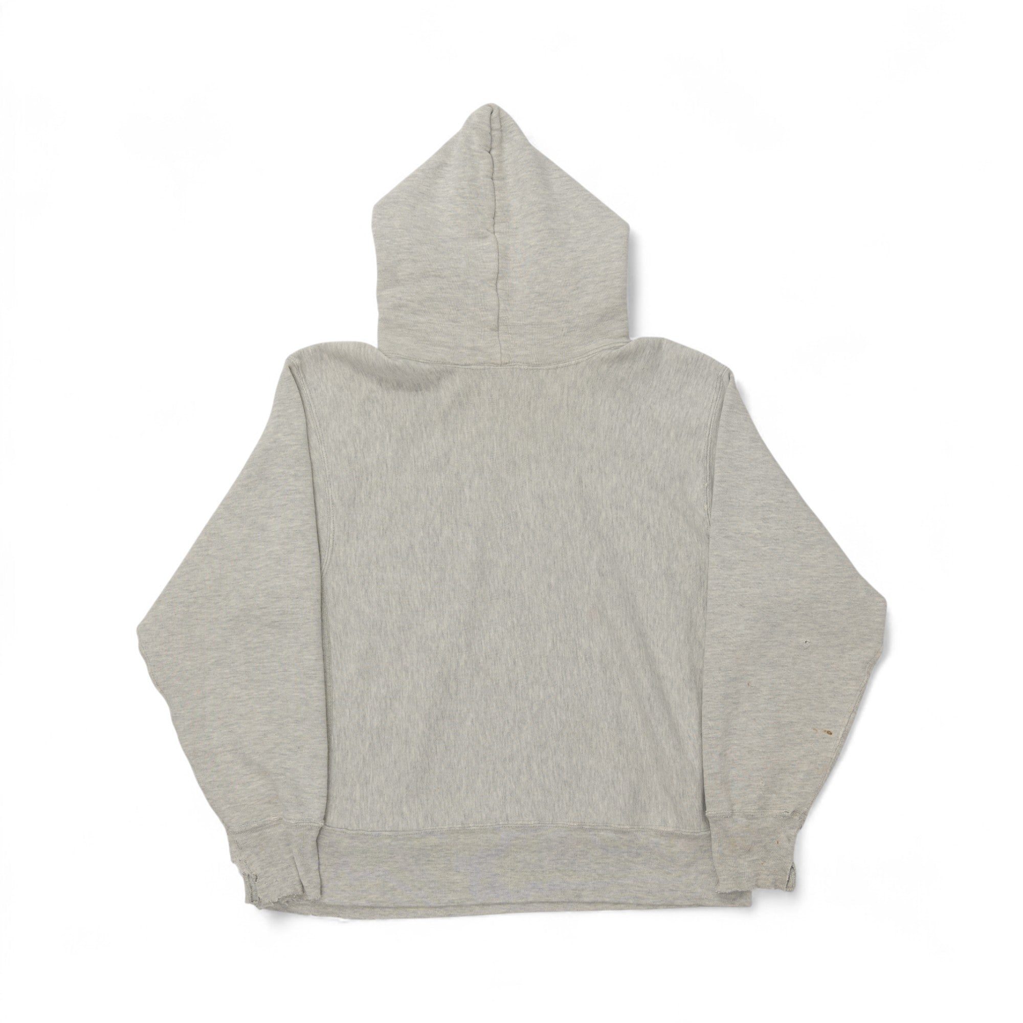 DISTRESSED CHAMPION 'LA SALLE' REVERSE WEAVE HOODIE - 1980'S