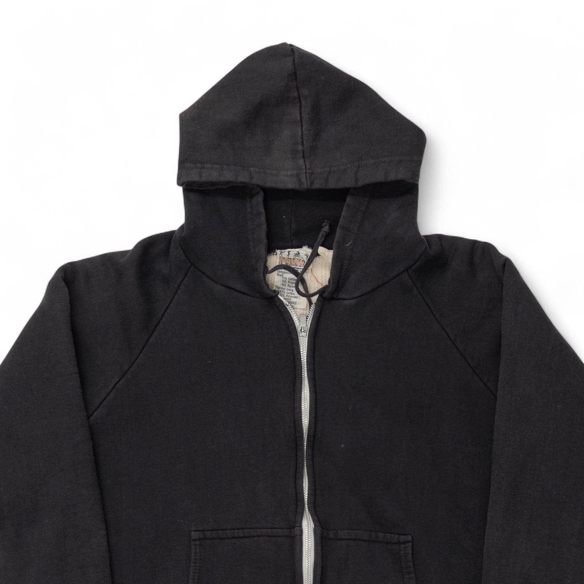THERMAL ZIP-UP HOODIE - 1980/90'S