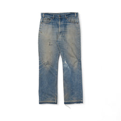 DISTRESSED/FADED/REPAIRED LEVI 517 - 1970'S