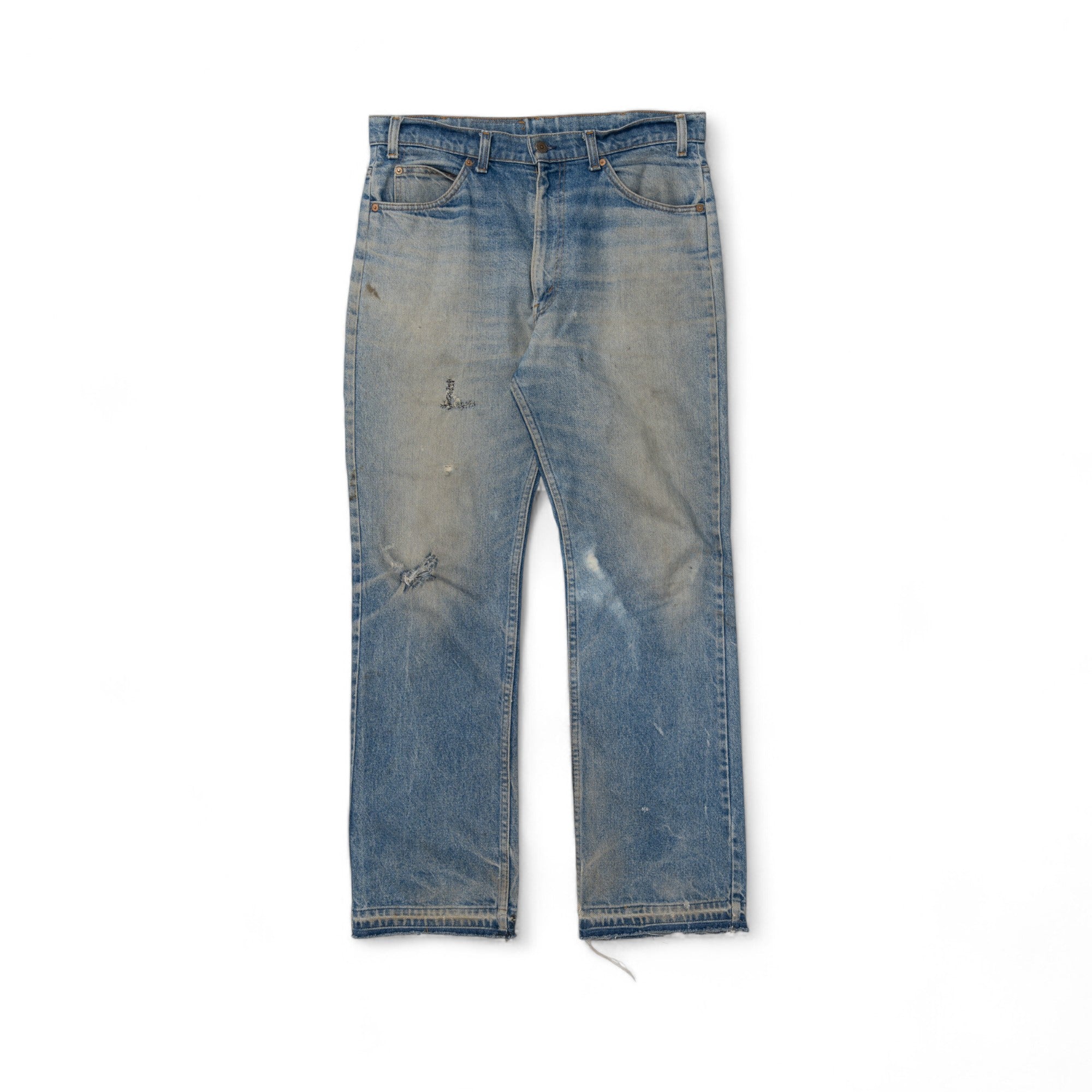 DISTRESSED/FADED/REPAIRED LEVI 517 - 1970'S