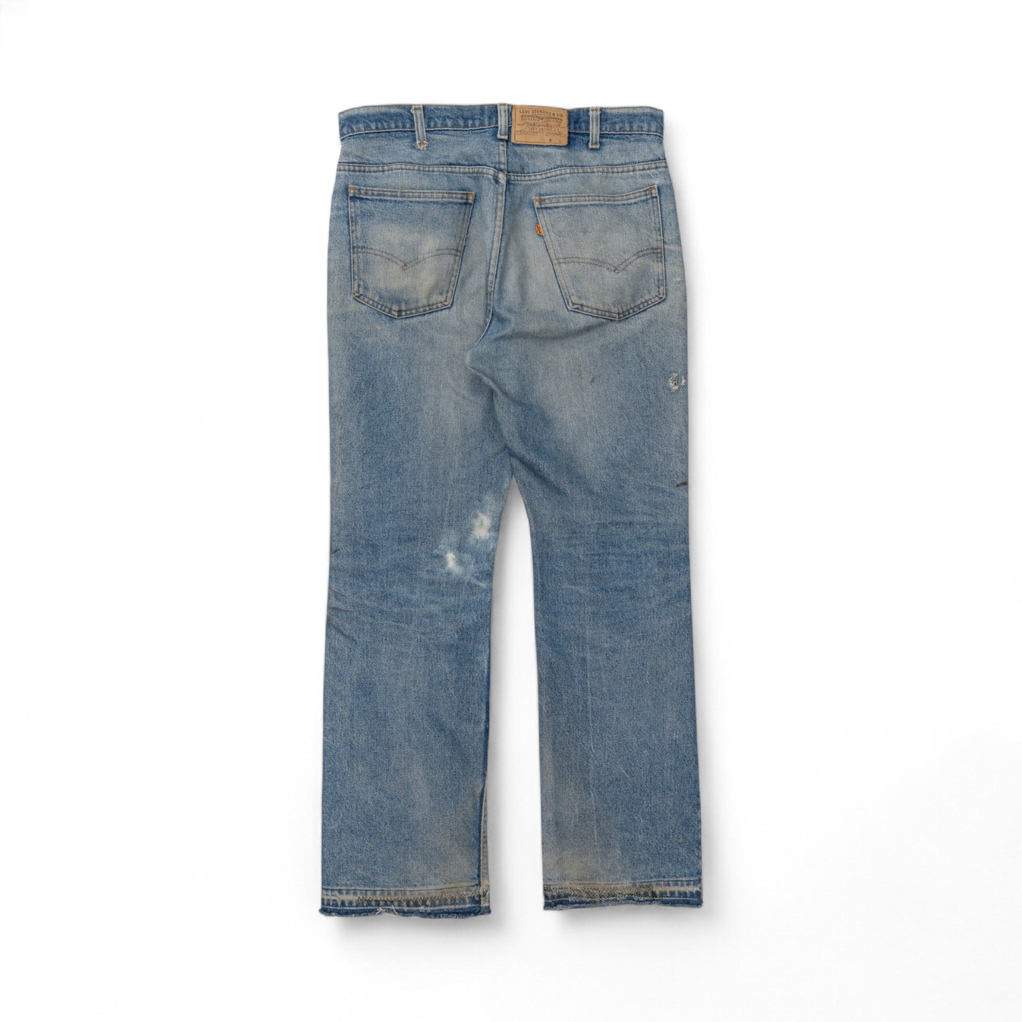 DISTRESSED/FADED/REPAIRED LEVI 517 - 1970'S