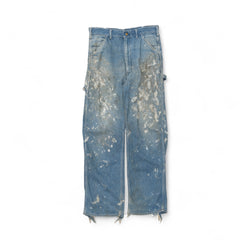 PAINT-SPLATTER LEE CARPENTER DENIM - 1960'S