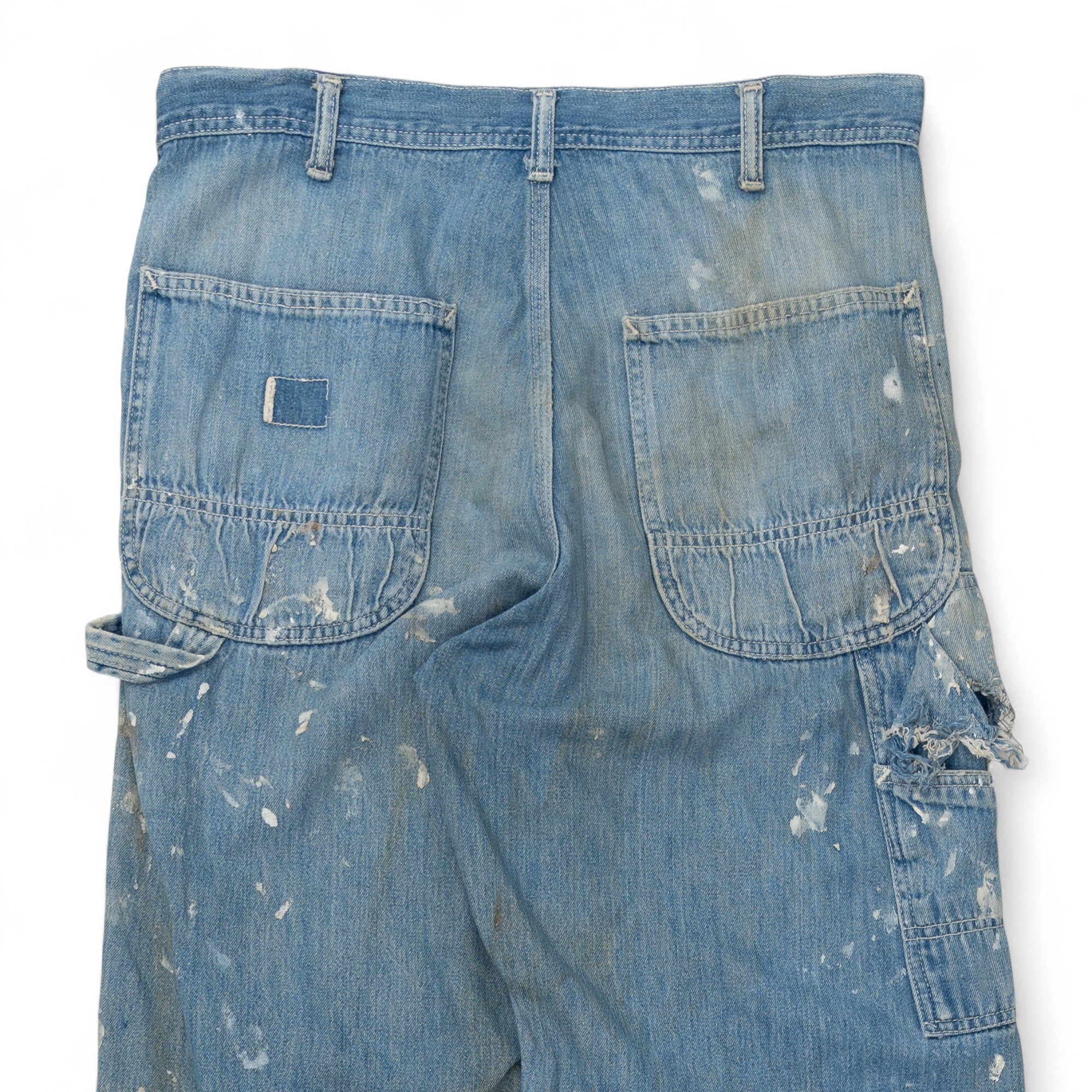 PAINT-SPLATTER LEE CARPENTER DENIM - 1960'S