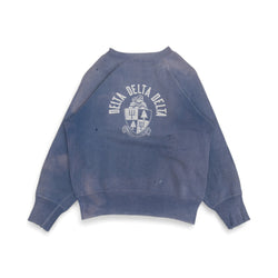 FADED TRI-DELT RAGLAN CREWNECK - 1960'S