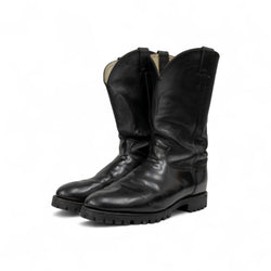 VINTAGE JUSTIN COWBOY BOOTS W/ VIBRAM SOLE - 1980'S